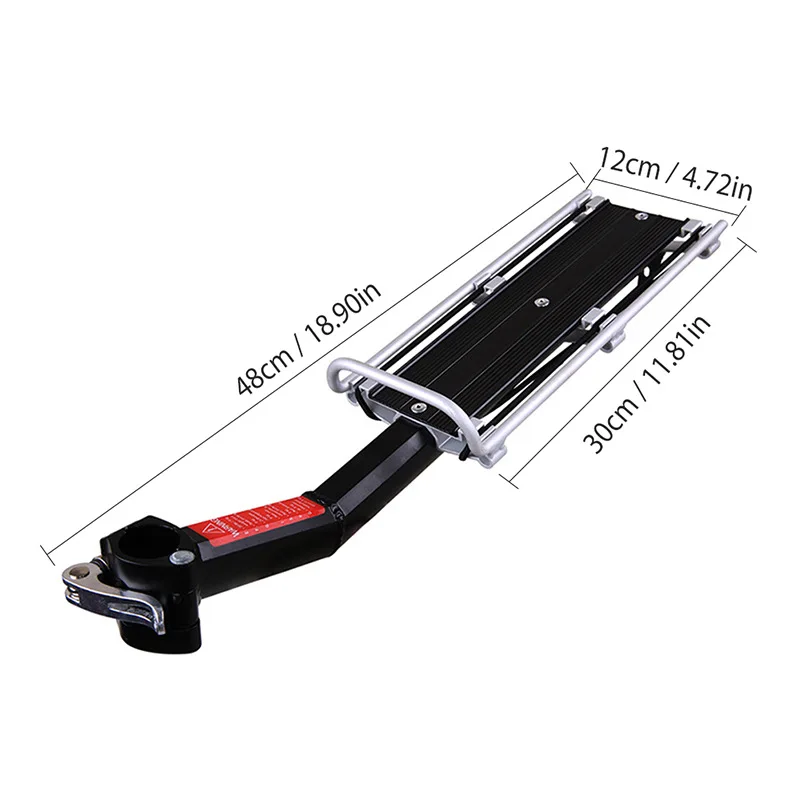 

Cycling Bag Stand Holder Trunk Fit 48*12cm Bicycle Luggage Carrier Cargo Rear Rack Shelf Aluminium Mtb Bike Accessories