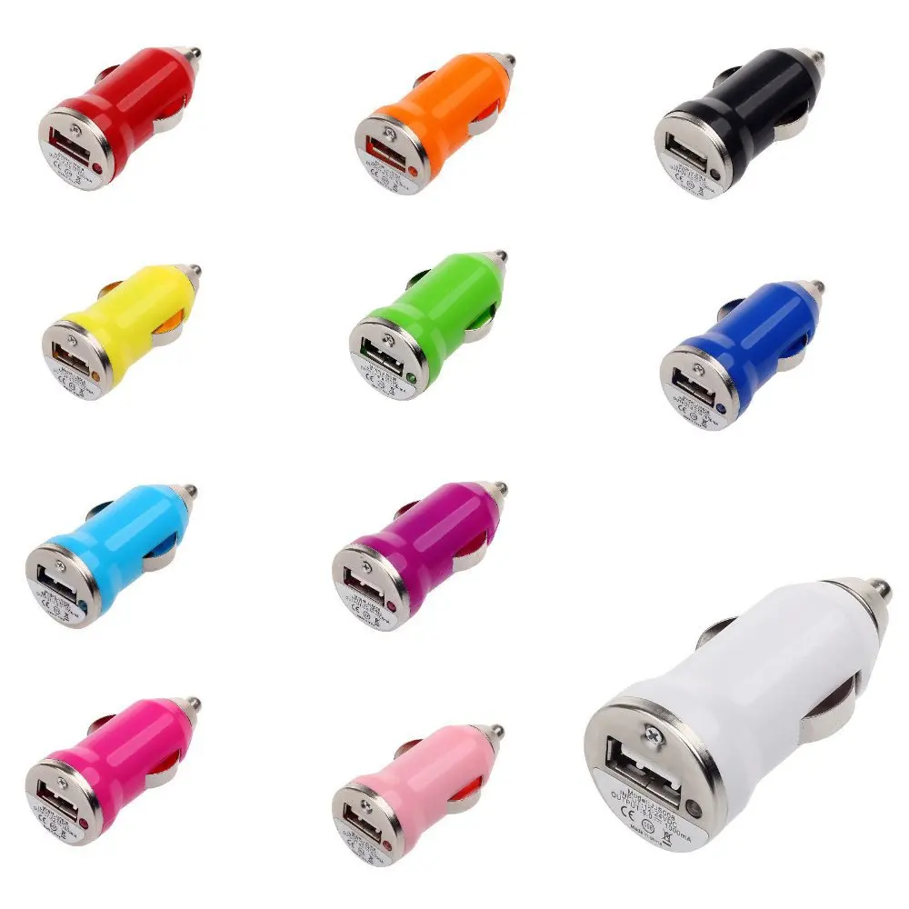 Автомобильное зарядное устройство Mini 5 в 1 а с USB для iPhone 7 6 6s Plus SE 200 шт.|Зарядные