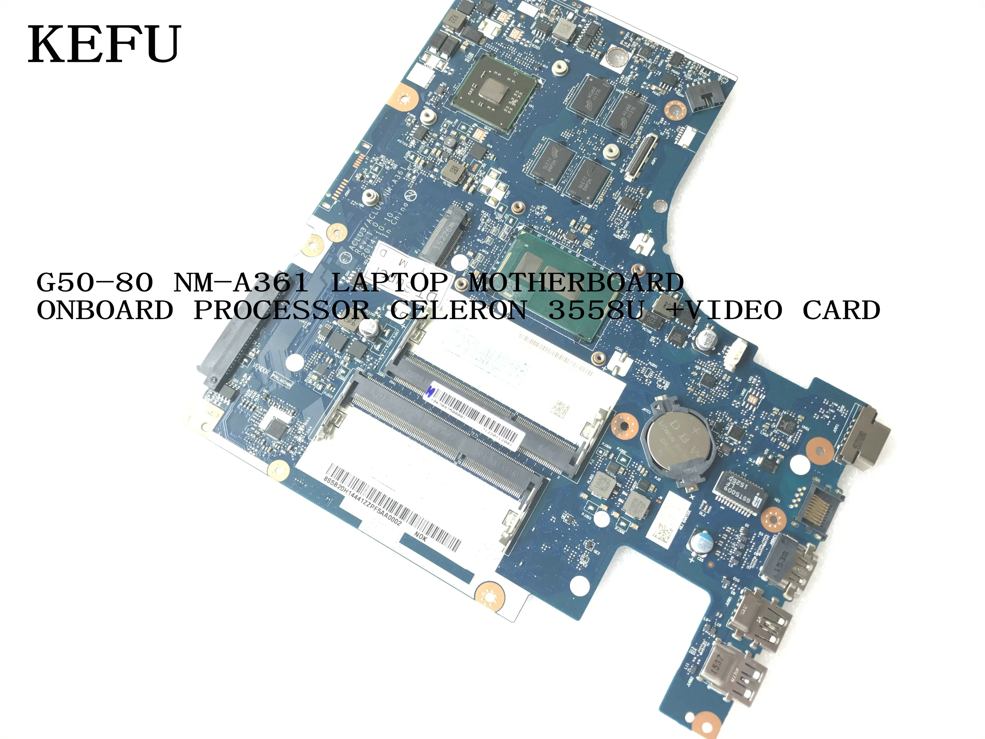 KEFU в наличии ACLU3/ACLU4 оригинальная материнская плата для ноутбука LENOVO встроенный