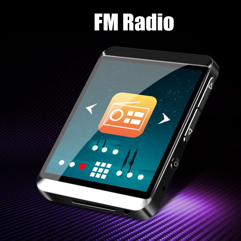 

RUIZU M5 Bluetooth MP3 Player 8GB Full Press Screen Mini Clip Music Player with FM,Recording,E-Book