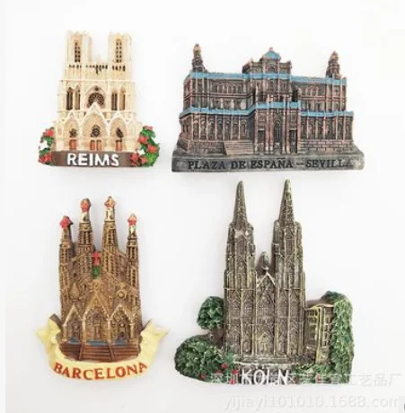 Полимерные магниты на холодильник туризм Тайланд слон тайский белый дом США