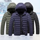 Модное мужское пальто, куртки, зимнее теплое мягкое пальто с капюшоном, ветрозащитное мягкое пальто, куртка, осенняя Высококачественная Мужская верхняя одежда, Топ