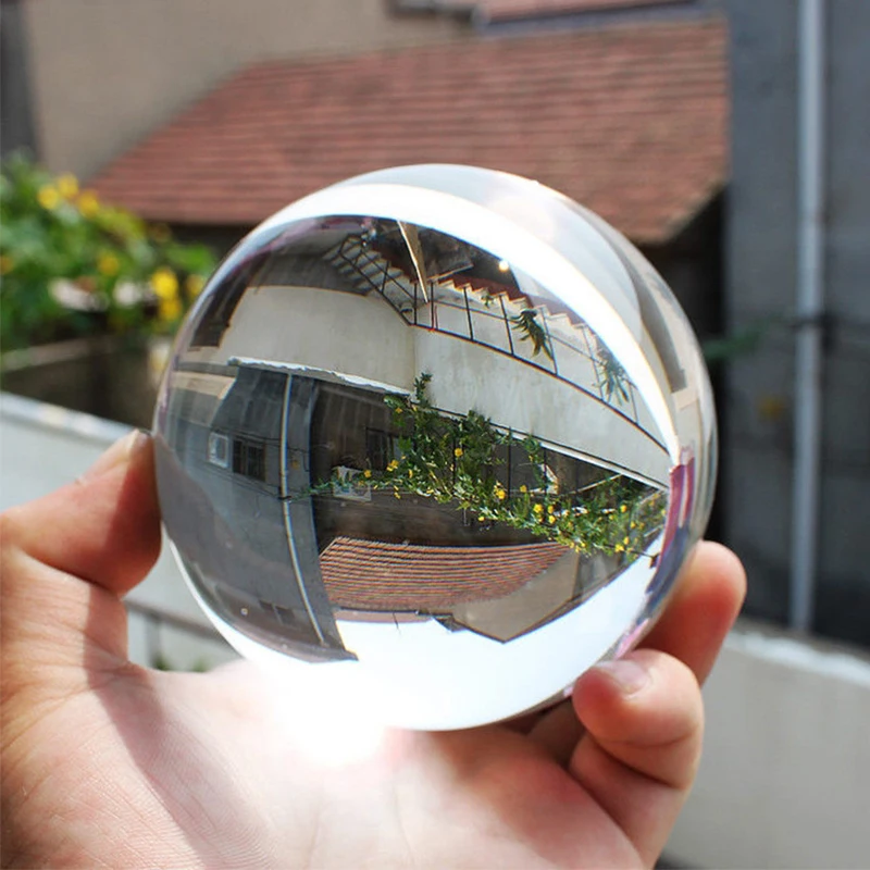 

40mm/50mm/60mm Photography Crystal Round Seed Beads Feng Shui Clear Color Magic Natural Glass Balls For Home Wedding Decoration