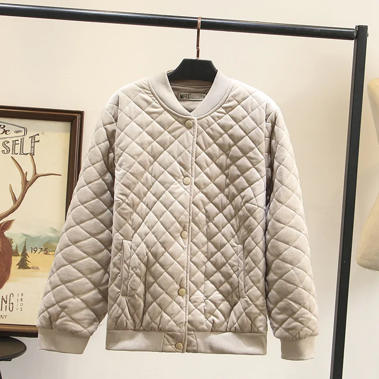 Женские зимние пальто больших размеров однобортная мягкая велюровая парка с