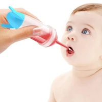 newborn baby silicone rice paste bottle baby feeding spoon silicone dropper feeding bottle baby spoon bottle