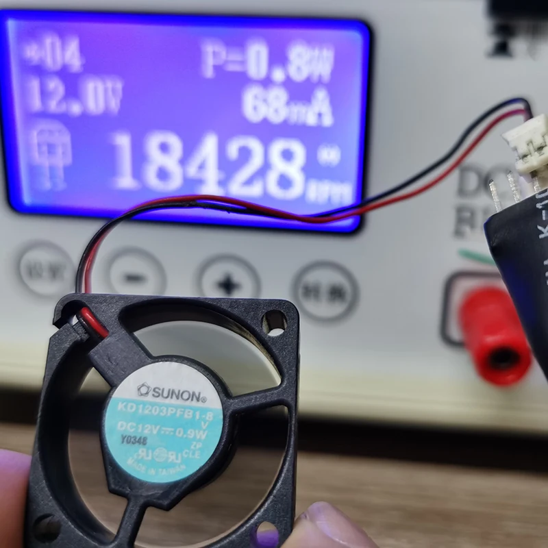 Для постоянного тока 12V 0 9 W 18000RPM KD1203PFB1 8 2 линии 3010 магнитный вентилятор охлаждения