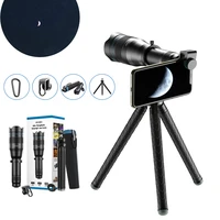 apexel professional hd 20 40x28x36x60x telephoto zoom lens monocular with selfie tripod shutter for traveling hunting hiking