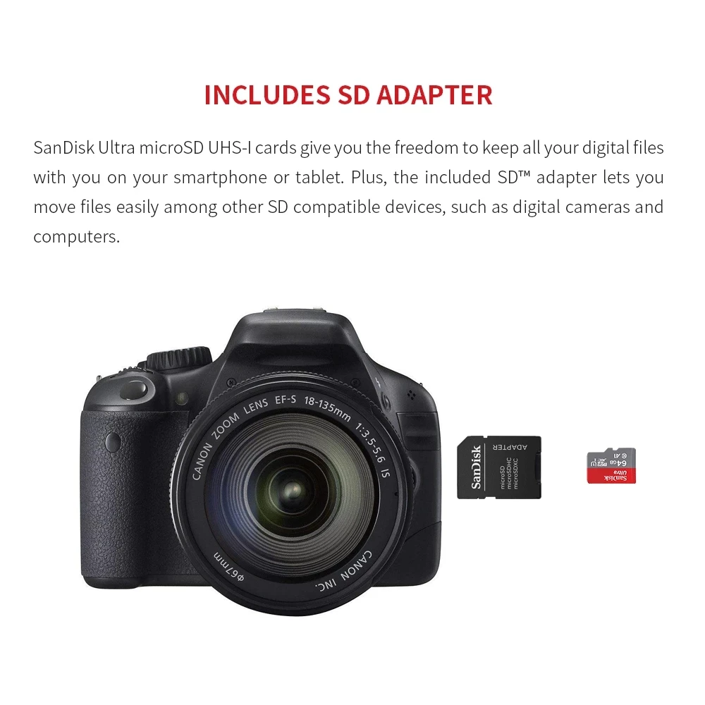 SanDisk Memory Card Ultra A1 1TB 64GB 128GB 256GB 400GB 512GB SDXC UHS-I Class10 120M/s micro SD 16GB 32GB TF carto memoria | Компьютеры и