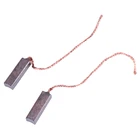 Практичный Новый 10 шт. угольные щётки, а также смазывайте механизм проволочные выводы Генератор универсальный электродвигатель Замена 4,5X6,5X20 мм