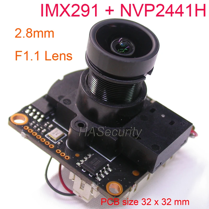 F1.1/2 8 мм объектив AHD-H (1080P) / CVBS(D1) 1/2.8 &quotSTARVIS IMX291 CMOS + NVP2441 CCTV камера модуль печатной