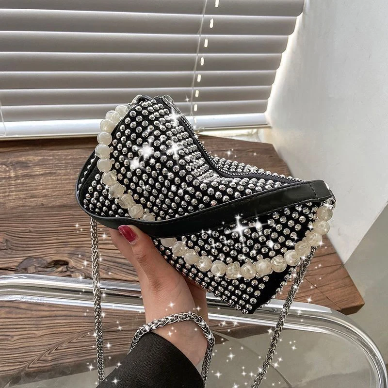 Модная Блестящая Женская Сумка Через Плечо Маленькая Сумка-мессенджер Из