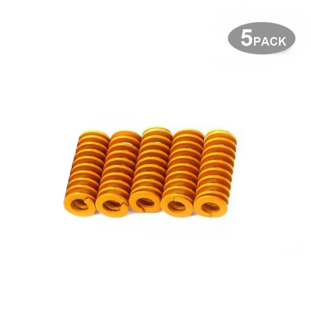 5x пружинный светильник с металлической нагрузкой TF 8*20 желтый металл для Ender 3/5 CR 10