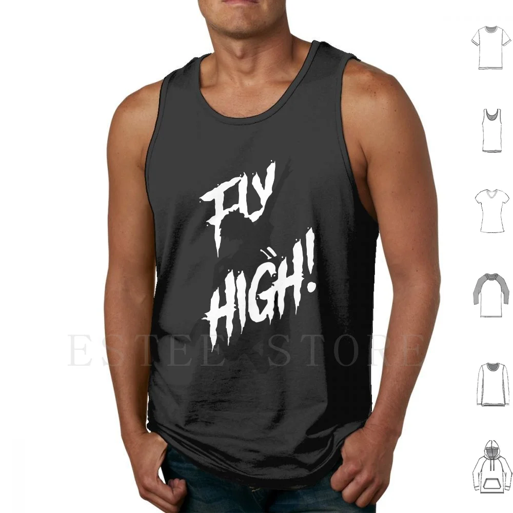 

Fly High Tank Tops Vest Haikyu Haikyuu Karasuno Volleyball Sport Anime Manga Haruichi Furodate Crows Crow Oikawa Tooru