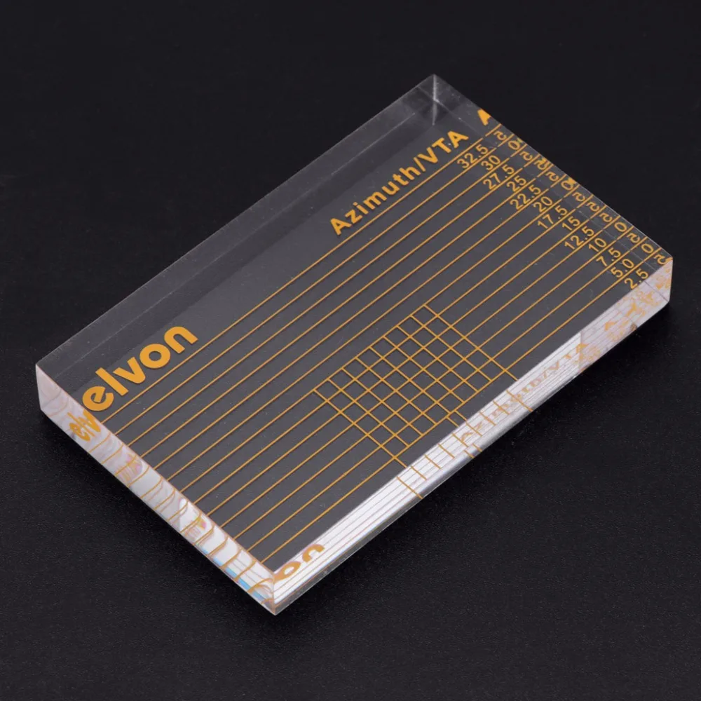 Проигрыватель виниловых записей LP измерительный Phono Tonearm VTA/картридж линейка Azimuth
