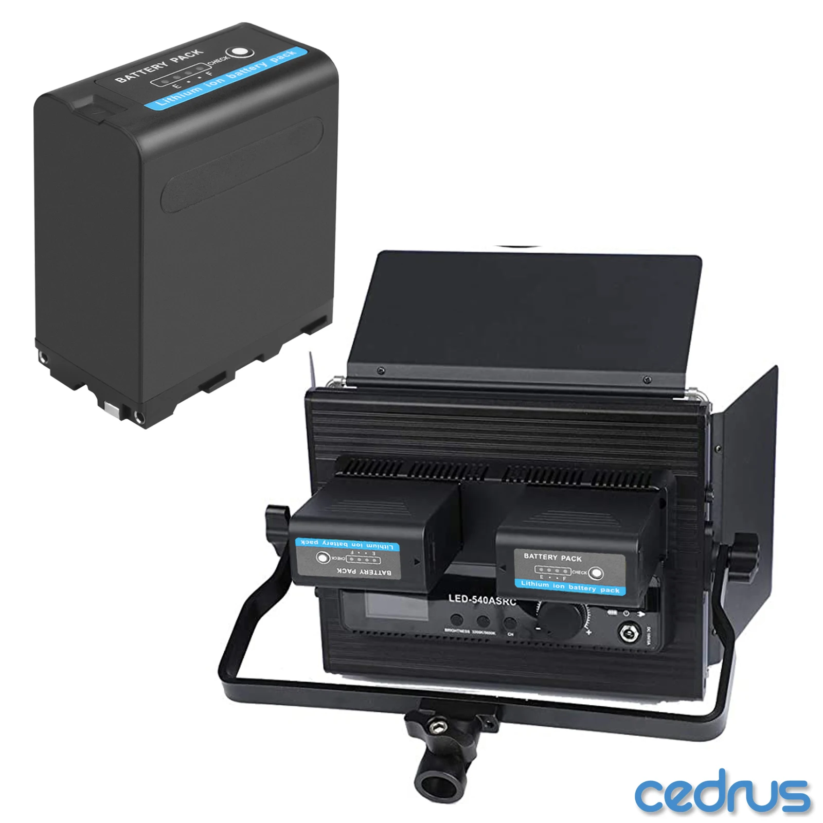 

Cedrus 12000mAh NP-F990 NP-F970 with LED power indicator Photographic Lamp Battery for NP F970 F960 LED Video Light Lamp Battery