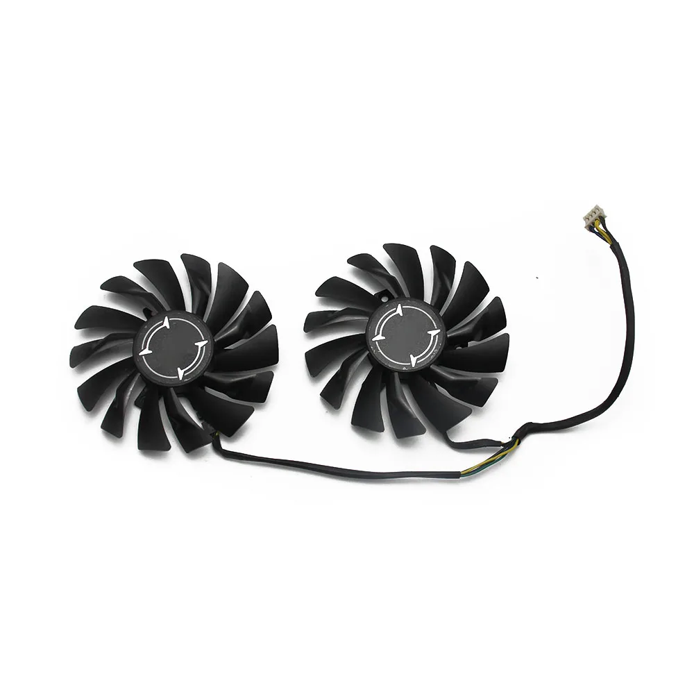 2 шт./лот 4PIN PLD09210S12HH RX 470/480/570/580 охлаждающий вентилятор для AMD Материнская плата MSI RX470 RX480 RX570 RX580 Броня вентилятор видеокарты