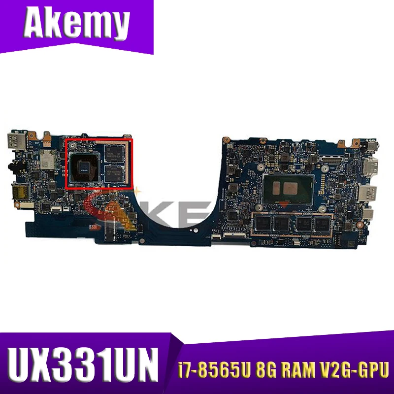 

Материнская плата Akemy UX331UN Laotop с i7-8565U 8G оперативной памяти для ASUS ZenBook 13 UX331UN UX331UB UX331U U3300U U3100U материнская плата