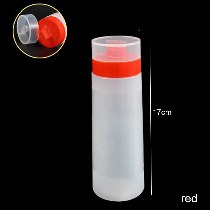 

4Hole 300ml Multi-purpose Salad Dressing Mayonnaise Squeeze Bottles Olive Oil Bottles with Cap Plastic Tools Kitchen Accessories