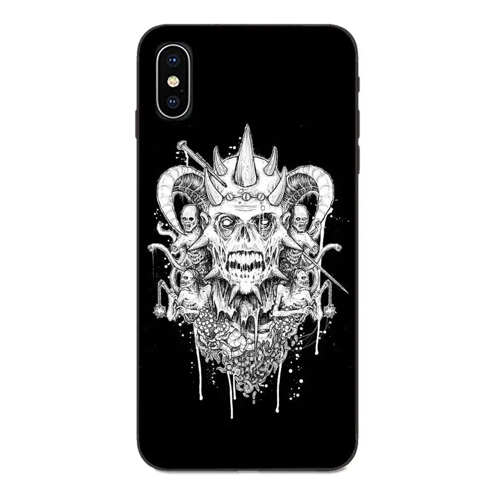 Сатана пентаграмма оккультная зло логотип для Apple iPhone 4 4S 5 5S SE 6 6S 7 8 Plus X XS Max XR