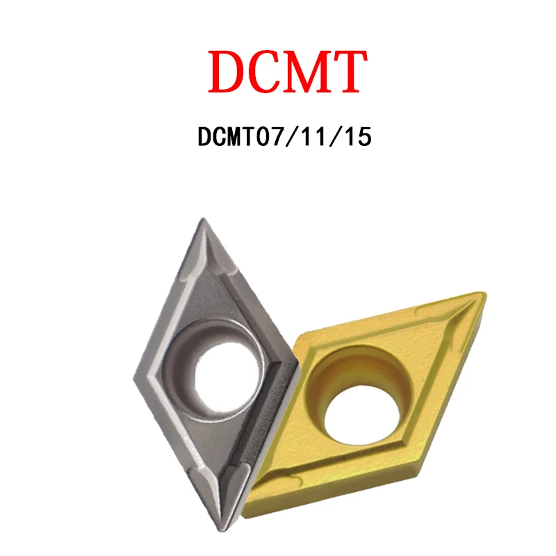 

DCMT070204 DCMT070202 DCMT11T304 DCMT11T308 DCMT11T302 NX2525 VP15TF UE6020 DCMT Carbide Insert Lathe Tool Turning Cutting Shank