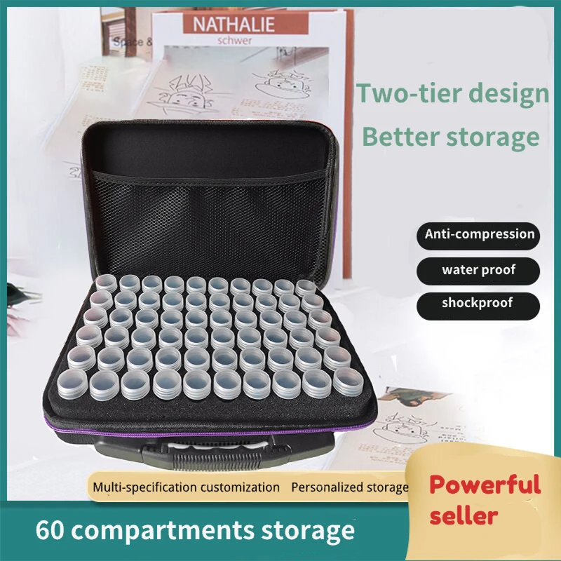 Органайзер для хранения алмазной вышивки, 15/30/60/120/140 бутылок