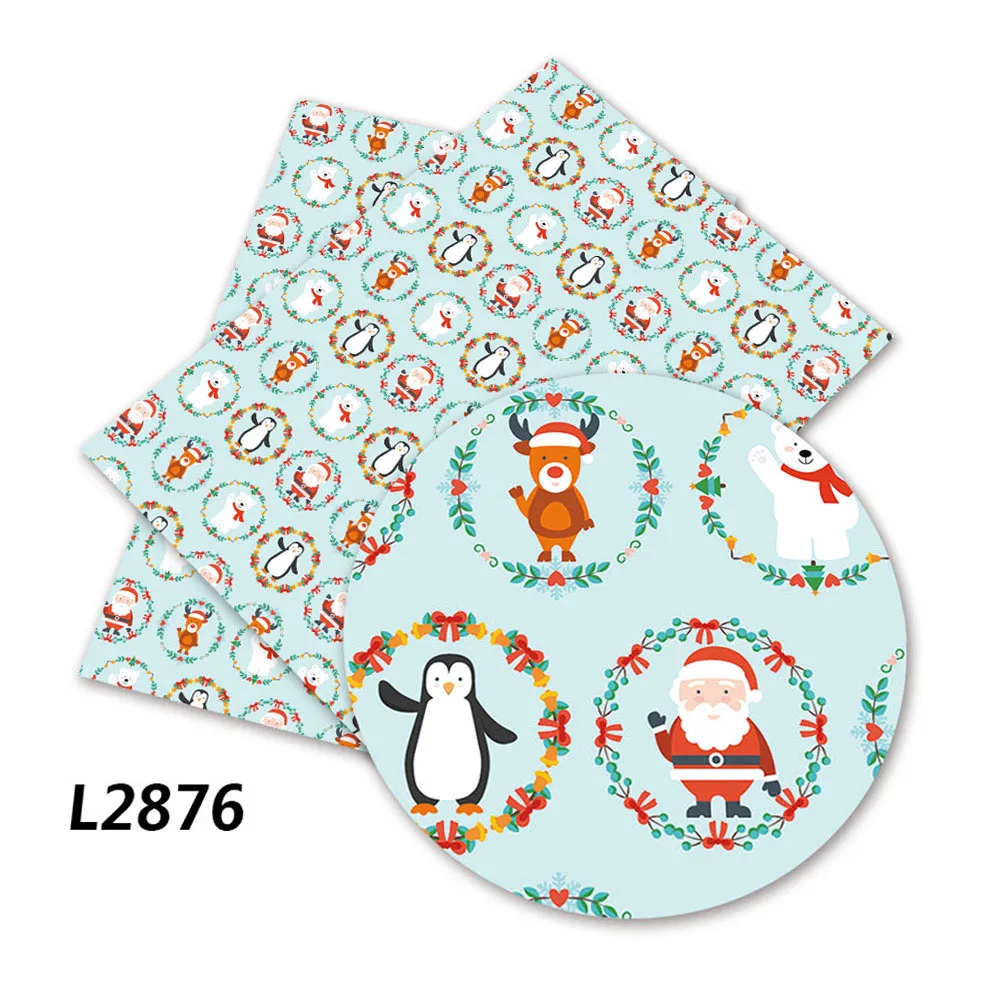 140 см * 50 мультяшная Рождественская печатная полиэфирная ткань хлопковая