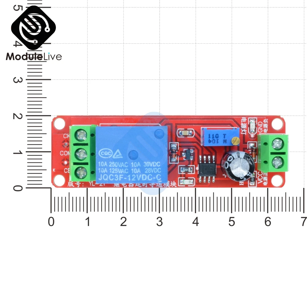 10PCS DC 12V Time Delay relay shield NE555 Timer Switch Shield Adjustable Module 0 to 10 Second Board Wholesale | Обустройство дома