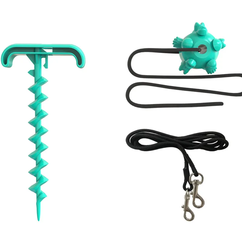 

Outdoor Dog Toy Traction Rope Ground Pile Ground Nail Pet Chew Toy Cleaning Dog Toothbrush Molar Stick Toothbrush Pet Supplies