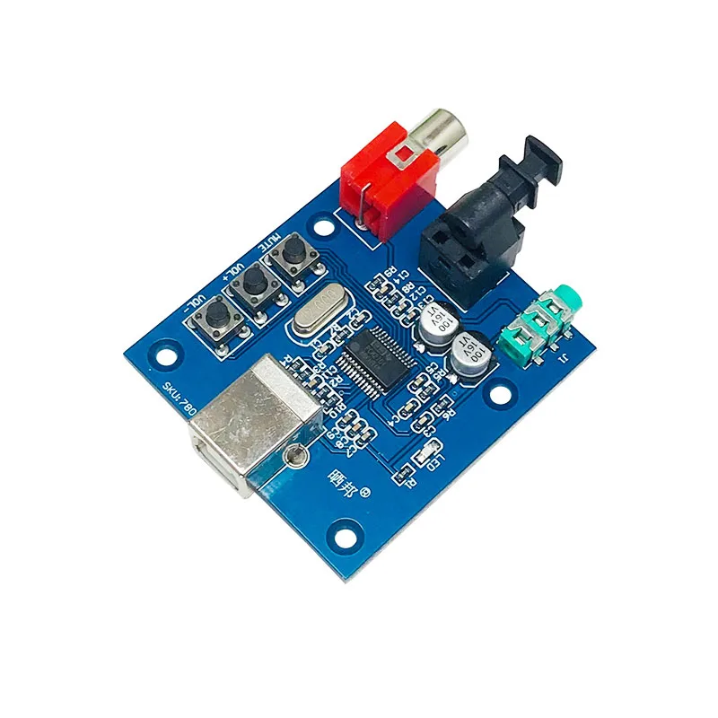 UNISIAN PCM2706 Hi Fi звуковая карта с интерфейсом USB PC сигнала Вход коаксиальный