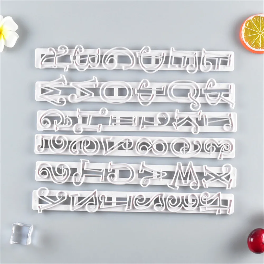 

Alphabet Letter Number Fondant Cake Cookie Baking Mould Cookie Cutters Cake Decorating Tools Accessories Cookie Stamp