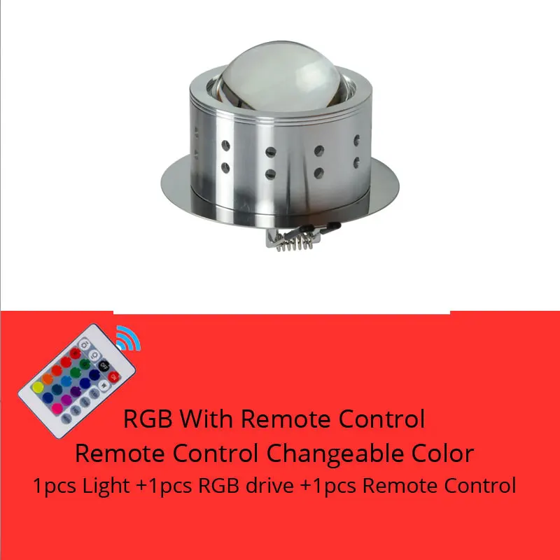 Светодиодный светильник RGB с пультом дистанционного 3W 6 Вт 9 Вт 12 Вт, хрустальный светильник sky, светильник для гостиной, фоновая настенная лампа для моделирования, потолочный светильник, светильник - Испускаемый цвет: RGB With Remote