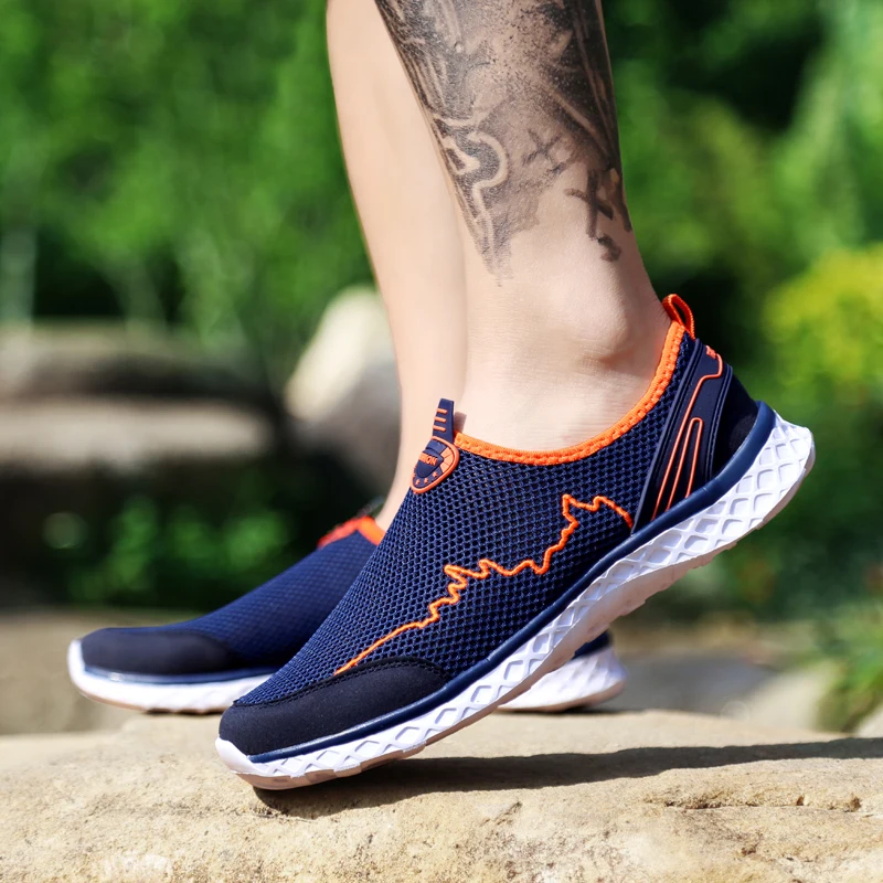 

Shoes for Men Summer Casual Mesh Men Shoes Sneakers Low Top Hollow Footwear Breathable Sale Tenis Trainers Zapatillas Hombre