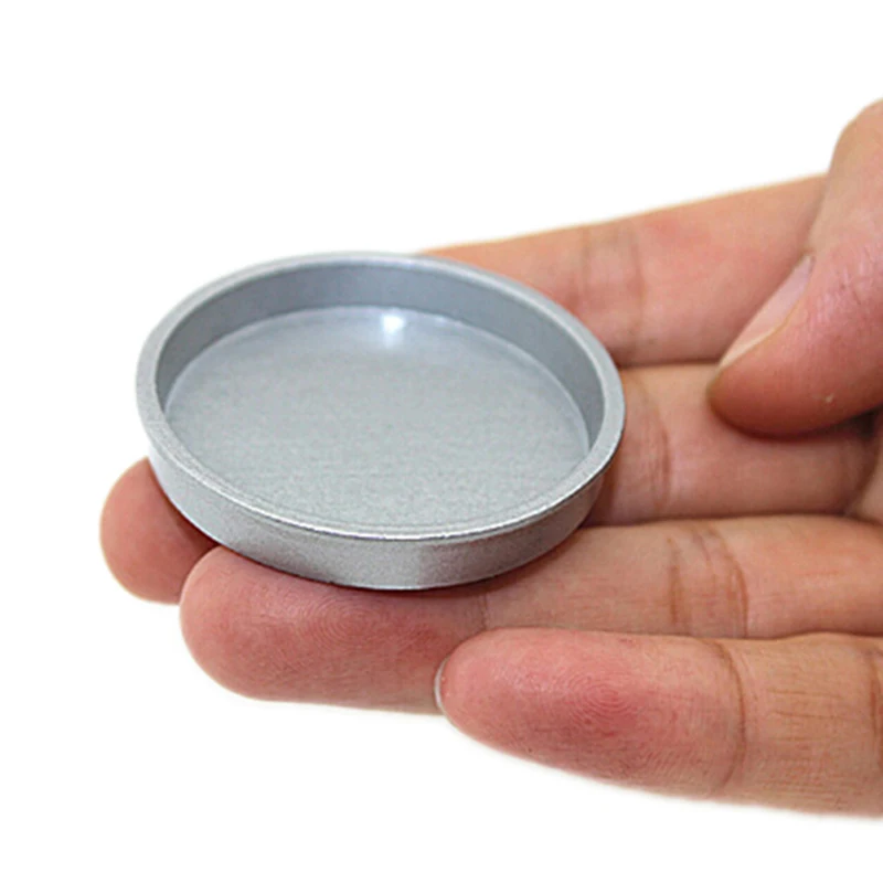 

Hot! Cute 1:12 Dollhouse Miniature Mini Metal Round Tray Kitchen Accessories Toys