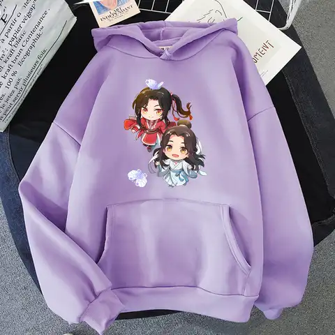 Heaven Official's Blessing Hoodie Men Hip Hop Hoodies Women Streetwears Harajuku Streetwear Hoody Pullover Crewneck Sweatshirts