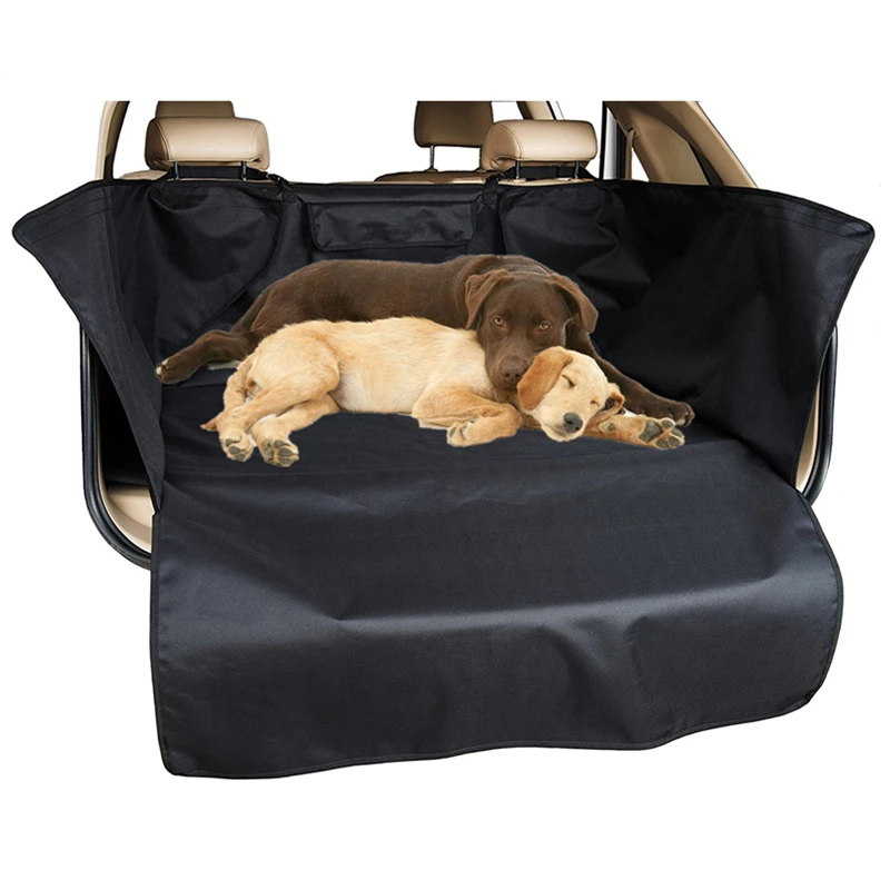 

Pet Car Cover Waterproof Trunk Mat Dog Pets Cargo Liner Non Slip Car Protector Back Seat Cover Pockets For Auto Accessories