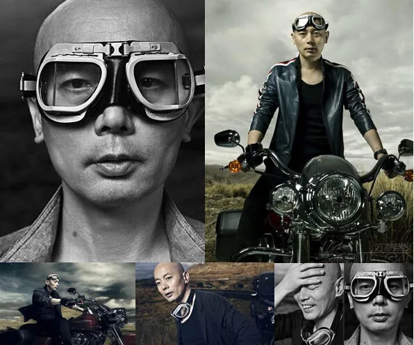 Harley Goggles для верховой езды, альпинизма, защитные очки, ветроустойчивые, водонепроницаемые, черная оправа, черные, ретро очки пилота, факт