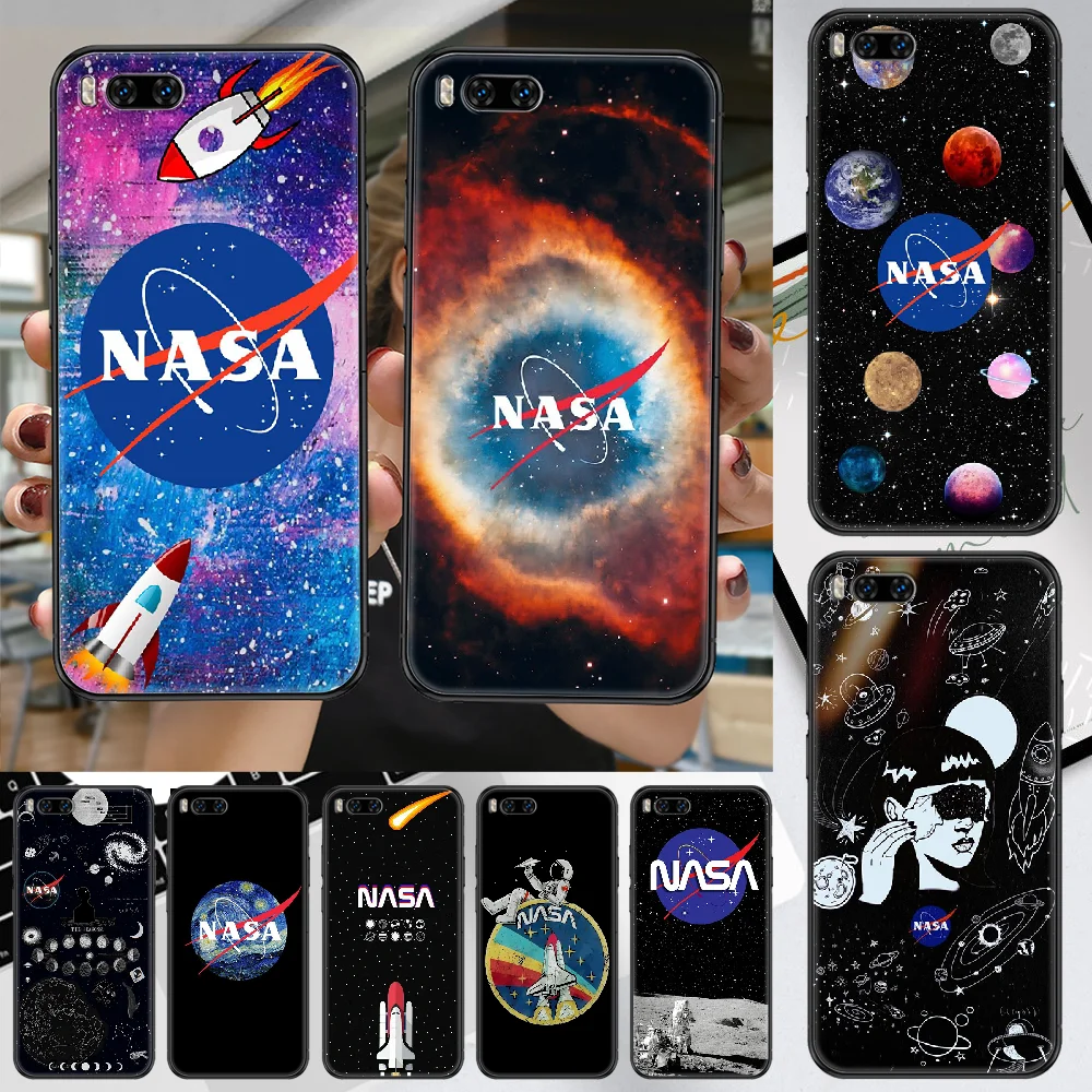 

Space Nasas Phone case For Xiaomi Mi Max Note 3 A2 A3 8 9 9T 10 Lite Pro Ultra black painting prime 3D Etui trend cell cover