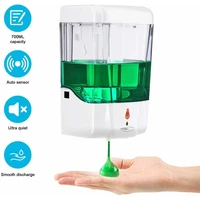 large volume 700ml automatic touchless sensor hand sanitizer detergent liquid soap dispenser wall mounted for kitchen bathroom