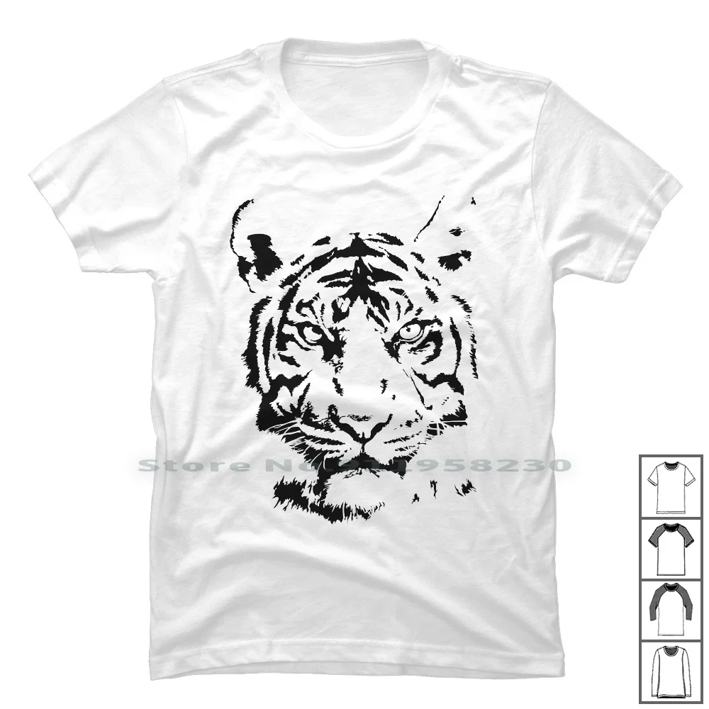 

Tiger T Shirt 100% Cotton Property Stylish Fashion Tiger Style Sales Agent Ship Home Hip Buy Me