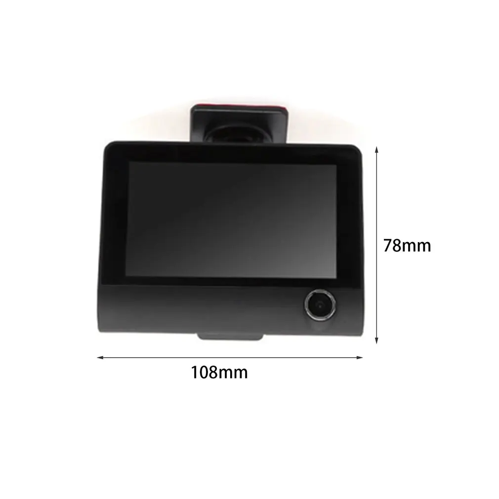 

4.0" LCD Display Dual Lens G-Sensor HD 1080P Car DVR Dash Cam Rearview Camera