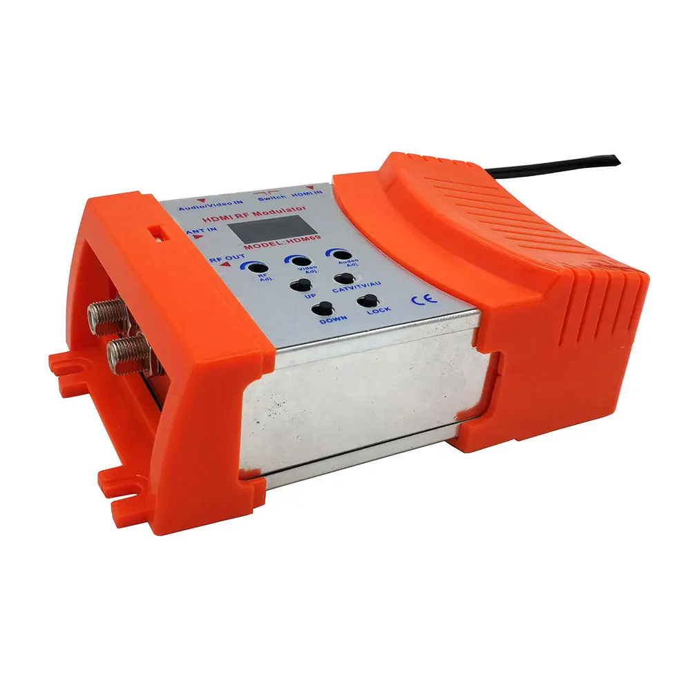 

Portable Modulator HDM69L Modulators Digital RF HDMI Modulator AV To RF Converter HDMI Transmitter VHF UHF PAL/NTSC Standard