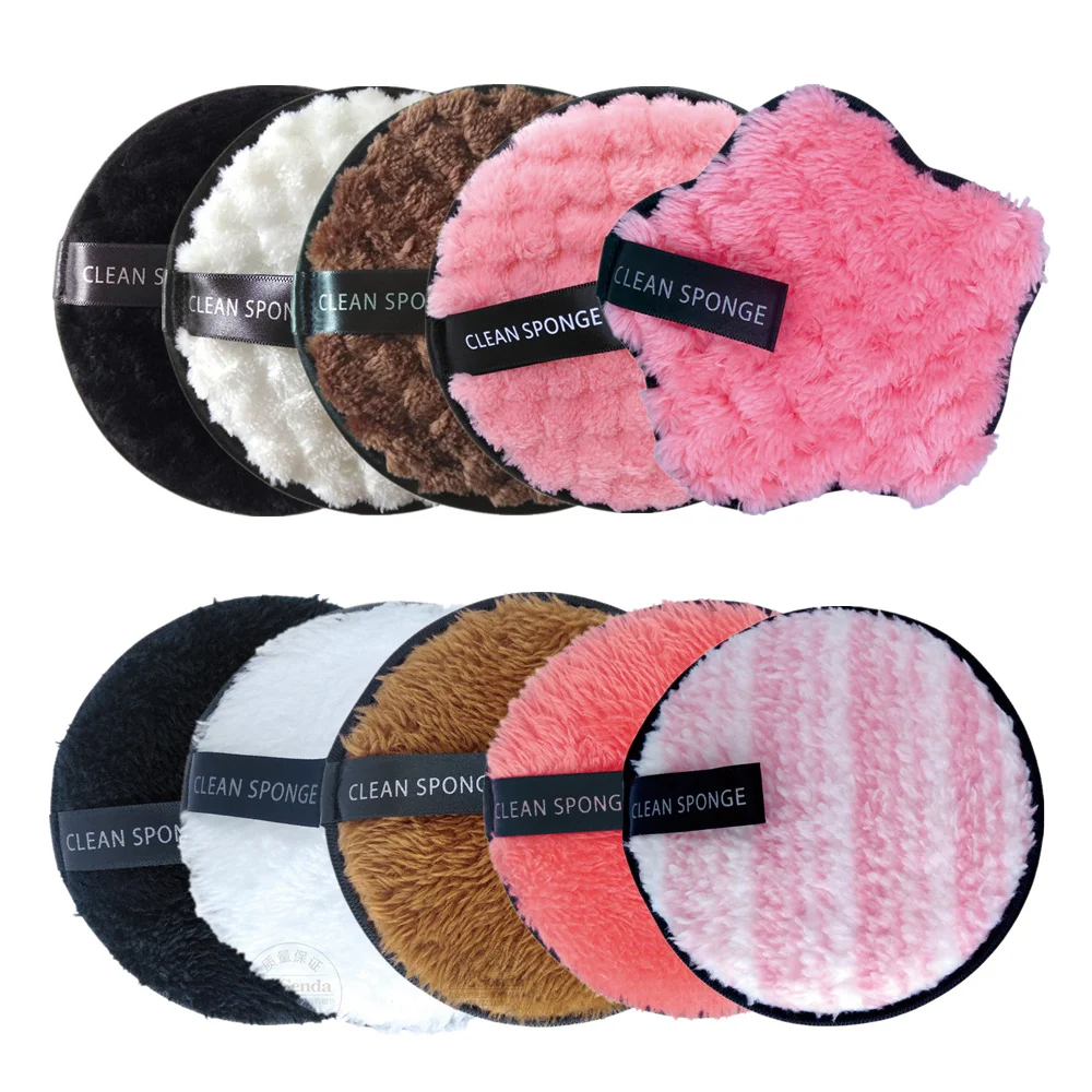 Многоразовые подушечки для снятия макияжа салфетка из микрофибры очищающее