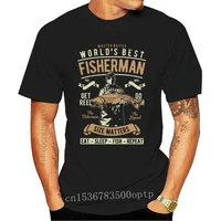new 2021 fashion round neck clothes worlds best fisherman eat sleep fish repeat shirt fishing men custom design t shirts