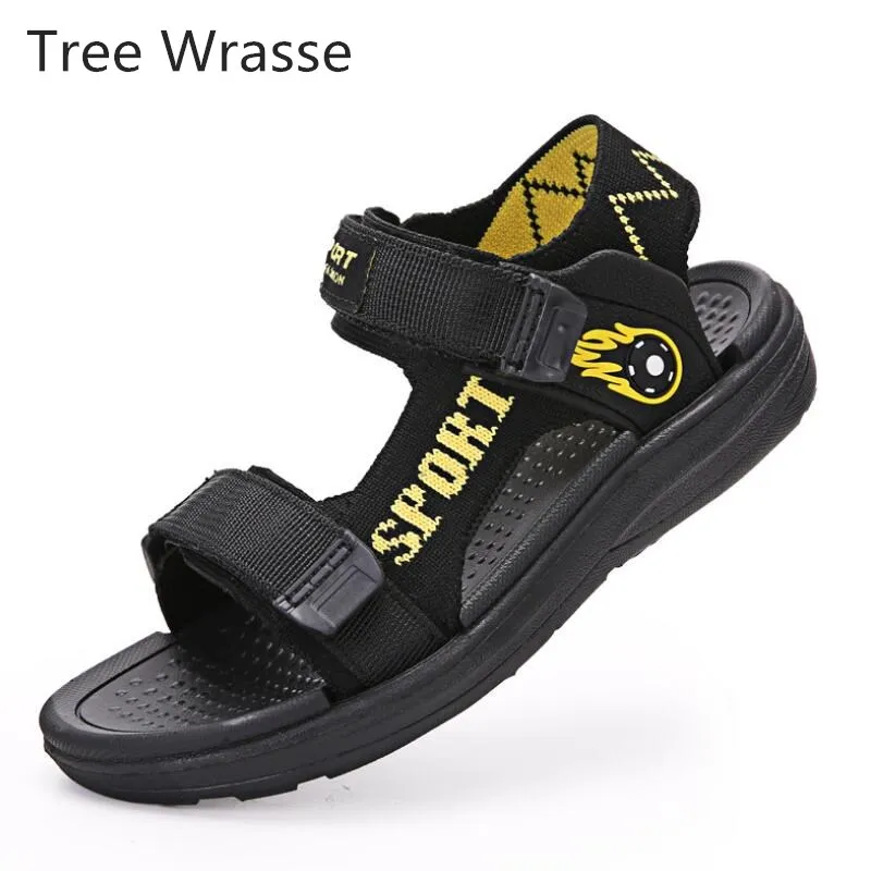 

Children's Sandals Boys 2021 Summer New Fashion Soft-Soled Non-Slip Student Sandals Big Boys Handsome Open-Toed Beach Shoes