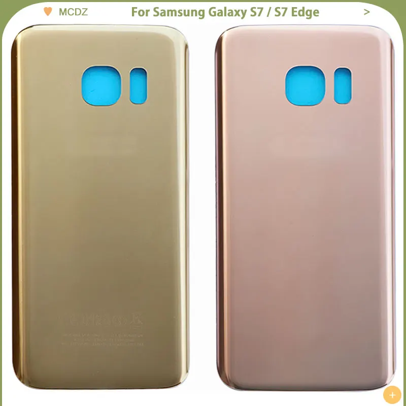 10 шт. OEM S7 крышка аккумулятора для Samsung Galaxy G930F / Edge G935F задняя двери Задняя