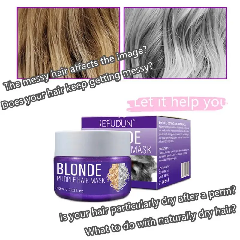 

60 мл крем для волос маска для волос кондиционер для волос смягчающий кондиционер глубоко питает 5s ремонт шелковистые нежирный волос салон п...