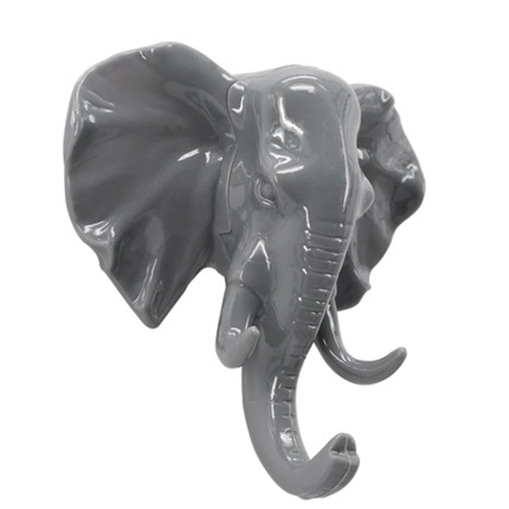 Настенный крючок для одежды с изображением головы слона | Дом и сад