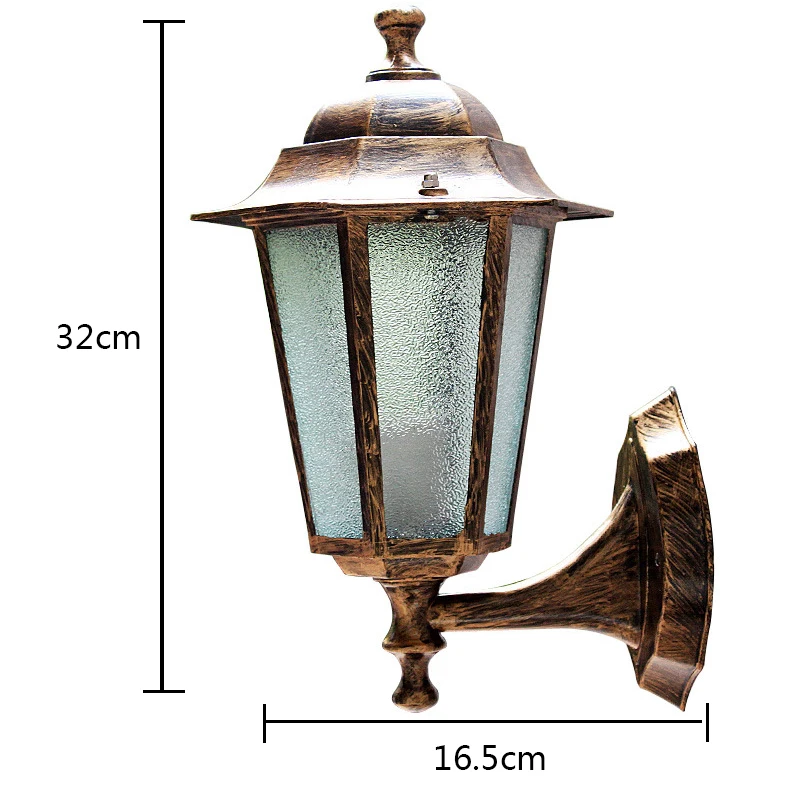 Светодиодная настенная уличная лампа винтажный водонепроницаемый светильник