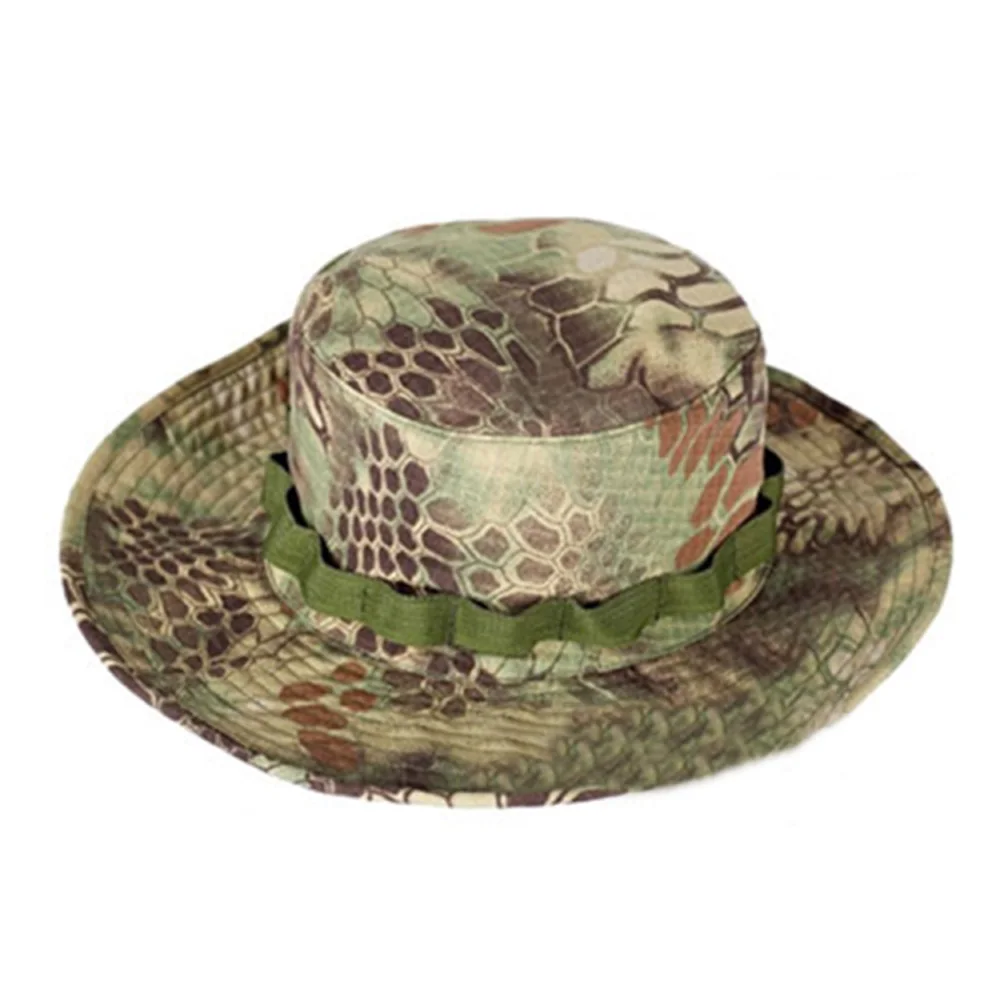 Tactical Spec Caps Sports Climbing Hiking Bucket cap Python black Military Boonie Sun Hat | Спорт и развлечения