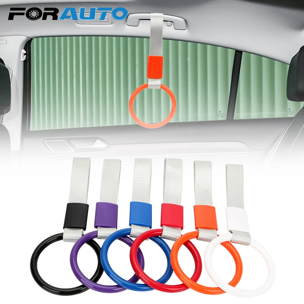 FORAUTO салона вытяжное кольцо метро автобусная ручка ремешок Шарм дрейф JDM TSURIKAWA кольцо круглого сечения заднего бампера Предупреждение петля